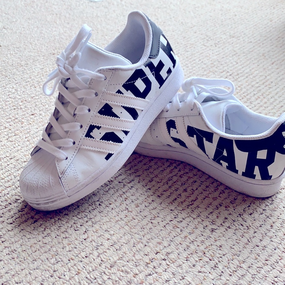 Adidas Superstar size 4 (big girl)
